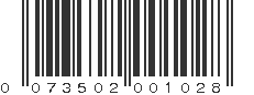 UPC 073502001028