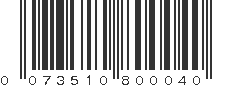 UPC 073510800040