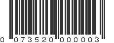 UPC 073520000003