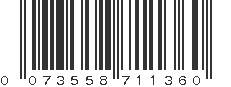 UPC 073558711360