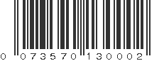 UPC 073570130002