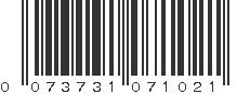 UPC 073731071021