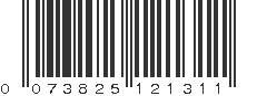 UPC 073825121311