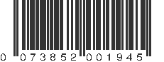 UPC 073852001945