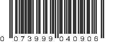 UPC 073999040906