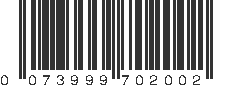 UPC 073999702002