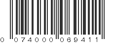 UPC 074000069411