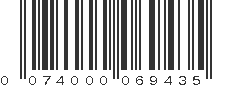 UPC 074000069435