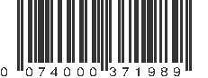 UPC 074000371989