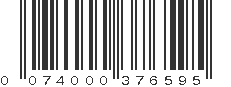 UPC 074000376595