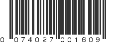 UPC 074027001609