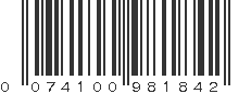 UPC 074100981842