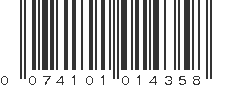 UPC 074101014358