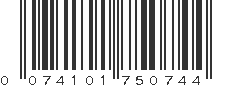 UPC 074101750744