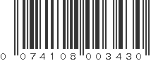 UPC 074108003430