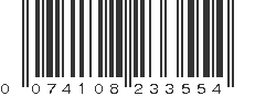 UPC 074108233554