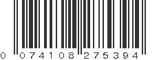 UPC 074108275394