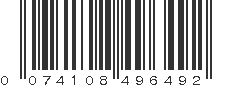 UPC 074108496492