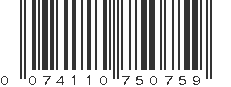 UPC 074110750759