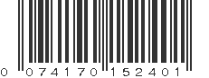 UPC 074170152401