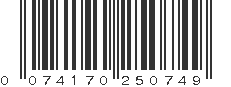 UPC 074170250749