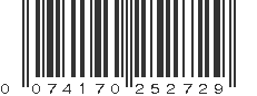 UPC 074170252729