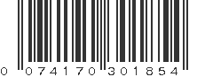 UPC 074170301854