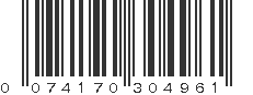 UPC 074170304961