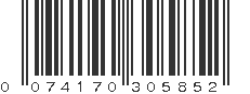 UPC 074170305852