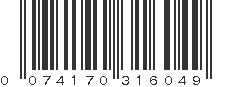 UPC 074170316049