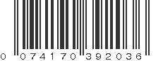 UPC 074170392036