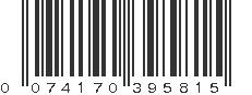 UPC 074170395815