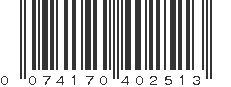 UPC 074170402513