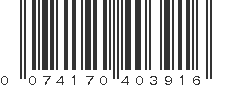 UPC 074170403916