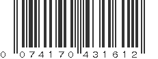 UPC 074170431612