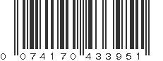 UPC 074170433951