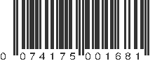 UPC 074175001681