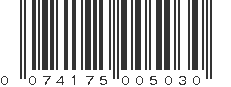 UPC 074175005030