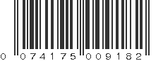 UPC 074175009182