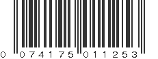 UPC 074175011253