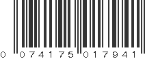 UPC 074175017941