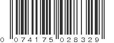 UPC 074175028329