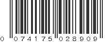 UPC 074175028909