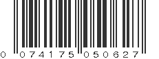 UPC 074175050627