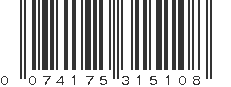 UPC 074175315108