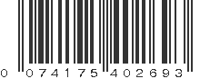 UPC 074175402693