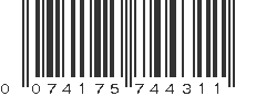 UPC 074175744311