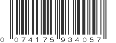 UPC 074175934057