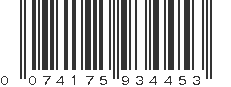 UPC 074175934453