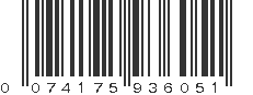 UPC 074175936051